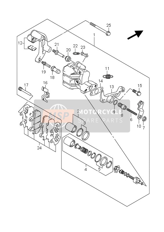 BREMSSATTEL HINTEN